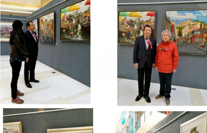 集團董事長作為青島中山書畫院常務副院長出席 “陽光?青島美術作品邀請展”開幕式