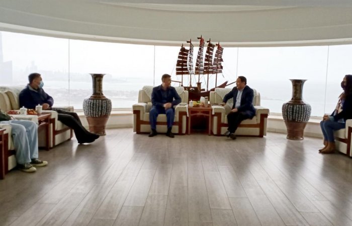 市南區退役軍人事務局領導蒞臨公司檢查指導雙擁工作